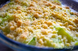 crumble de courgettes