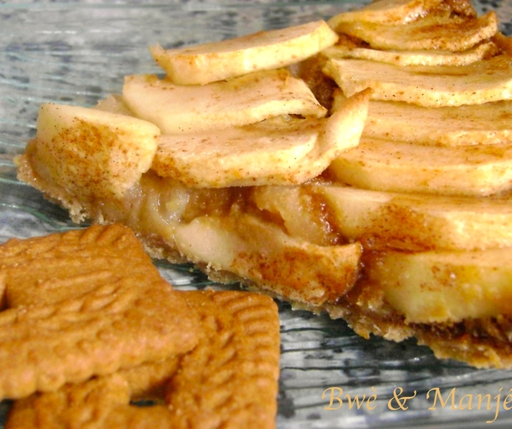 Tarte pommes cannelle spéculoos