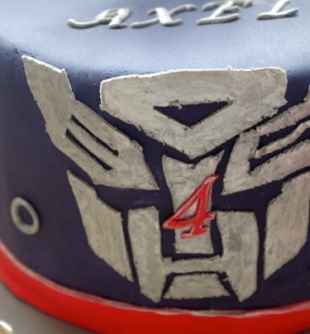 Gâteau Optimus Prime