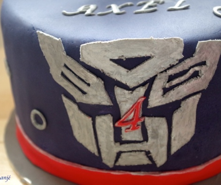 Gâteau Optimus Prime