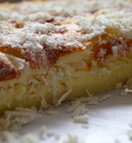 Gâteau magique à la noix de coco