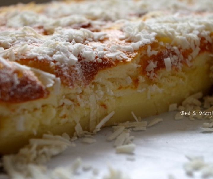 Gâteau magique à la noix de coco