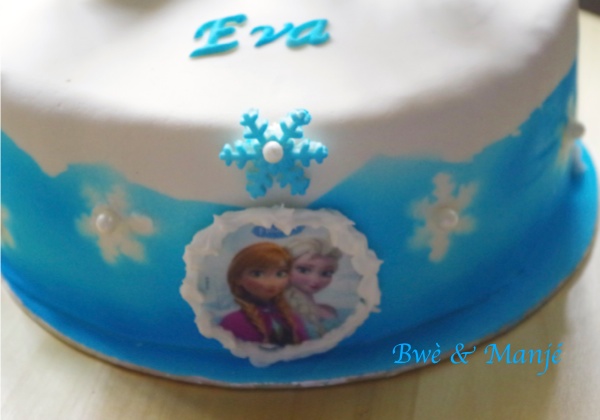 elsa anna reines des neiges gâteau cake design