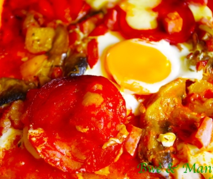 Tarte fine façon pizza