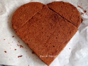 faire un gâteau coeur sans moule