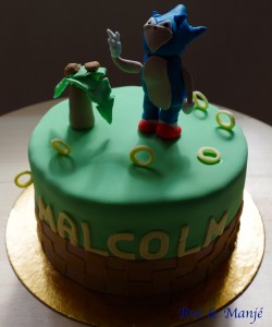 gâteau sonic cake design