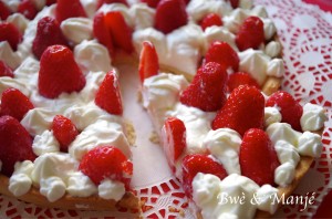 part tarte aux fraises chantilly