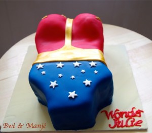 wonder woman cake design