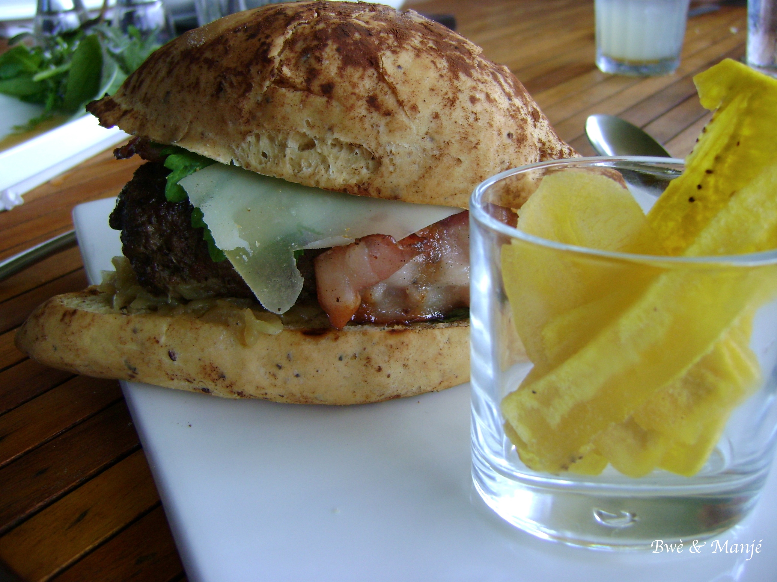 burger chocolat Gourmandises Épicées