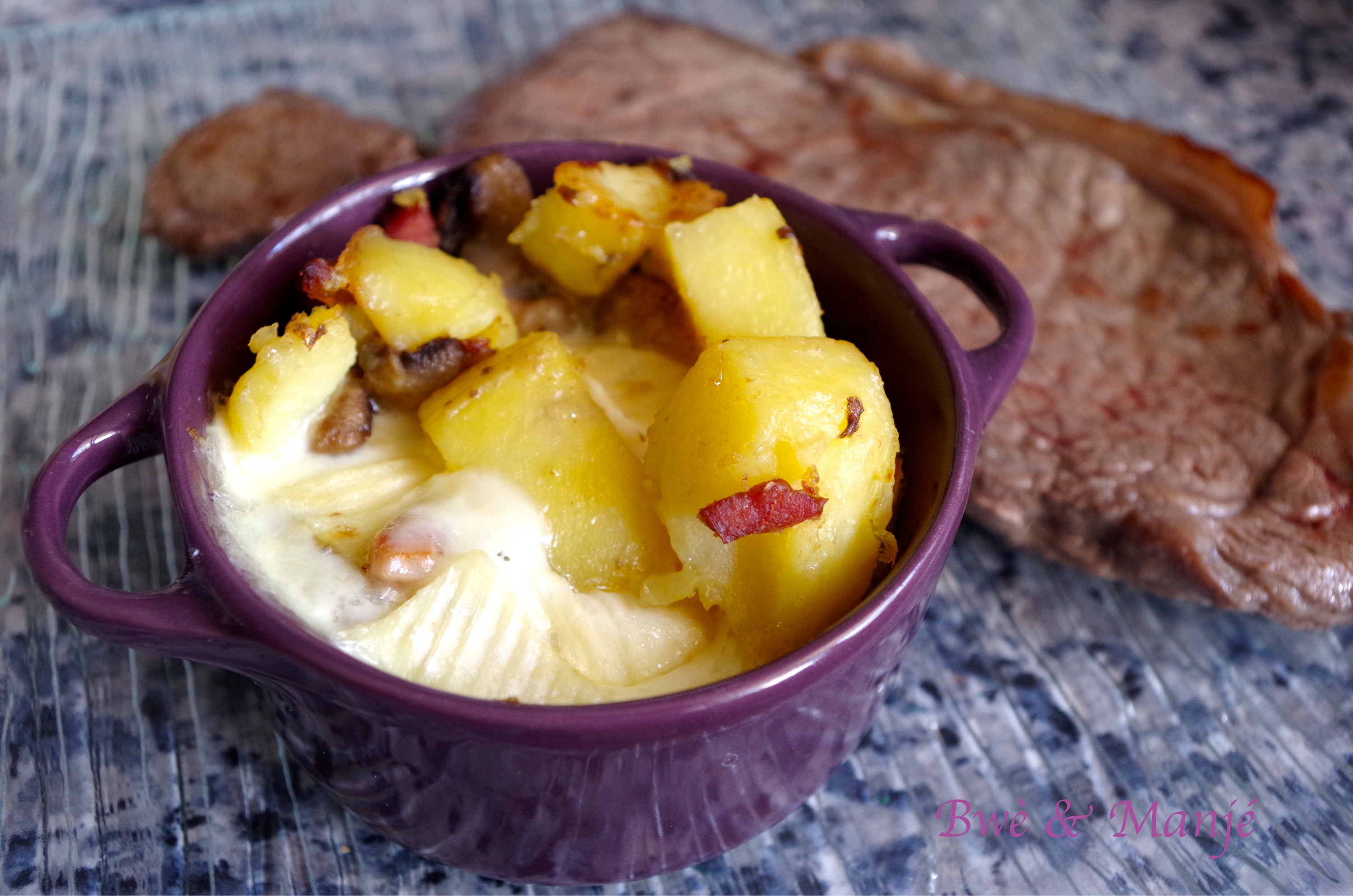cassolette façon tartiflette
