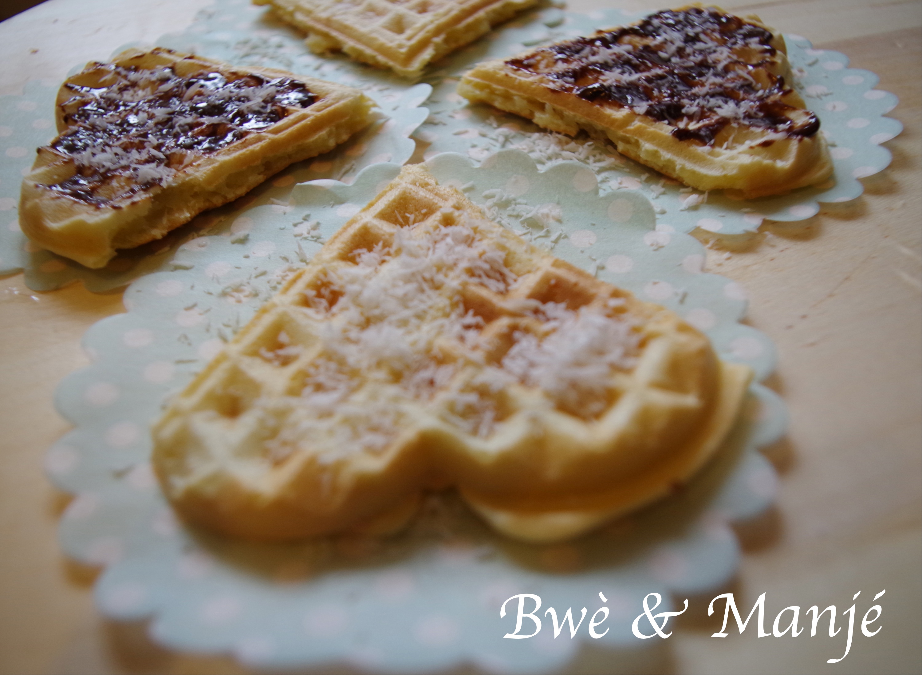 Gaufres Au Lait De Coco Gourmandises Epicees