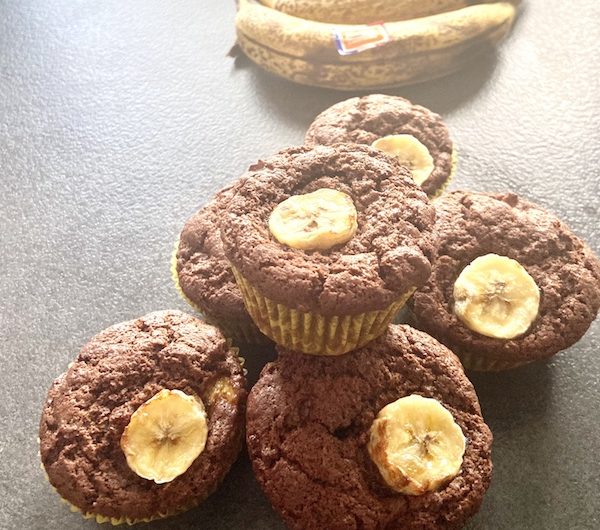 Muffin choco-banane