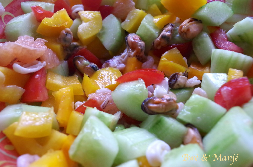 Salade fraîcheur aux fruits de mer