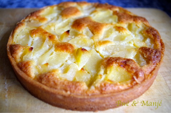 Tarte aux poires amandine {fiche technique CAP pâtissier}