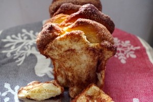 Brioche à effeuiller à la cannelle (cinnamon pull-apart bread)