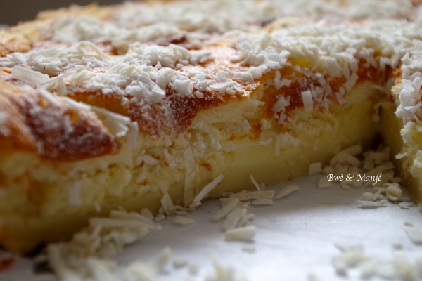 Gâteau magique à la noix de coco