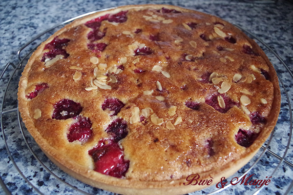 Tarte amandine aux framboises (Fiche technique cap pâtissier)