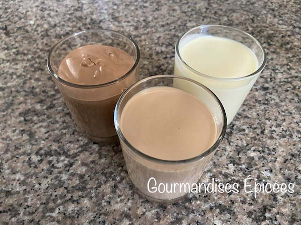 Mousse au chocolat sans oeufs (mousse parfaite pour le trois chocolats