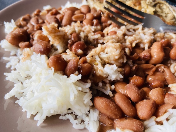 Haricots cocos roses (Cuisine créole)