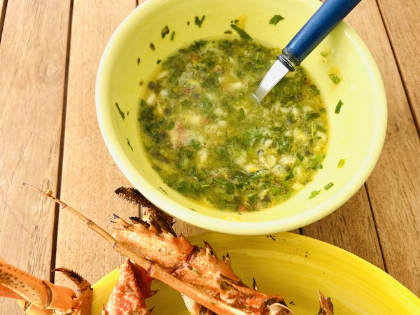 Sauce exotique pour langoustes grillées (poissons et crustacés)